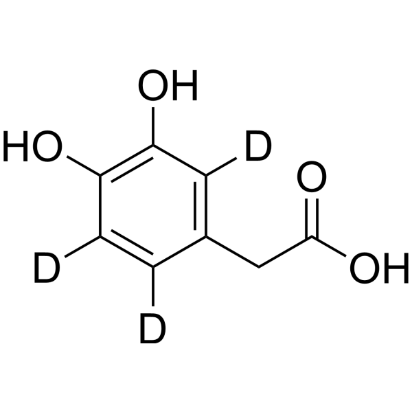 3,4-Dihydroxybenzeneacetic acid-d3 68408-04-8